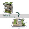 iPreference Garden Folding Gardener Stool with Gardening Tools Insulation Garden
