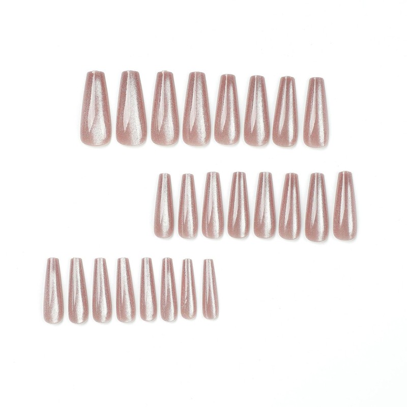 Nail Tip, Long False Claws, Stylish, Magnet, Cat Eye, Long