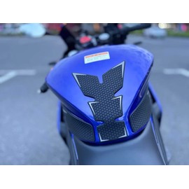 Motorcycle Fuel Tank Guardian for BYEMTTY 3D Yamaha YZF-R3 YZF-R25 2019-2025 Anti-Slip Sticker (Gray)
