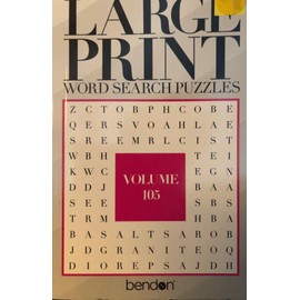 Large Print Digest Word Search Puzzle by BENDON