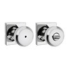 Kwikset Maven Interior Privacy Door Knob with Lock, Square Door
