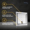 RecPro RV Square Baggage Door | Diamond Surface Plate |