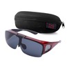 Br'Guras Fit Over Polarized Sunglasses Flip Up Lens for Men