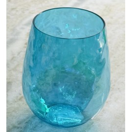 Aqua Greenbrier 19oz  Aqua Blue Plastic Pebble 5” Tall Tumbler  Reusable