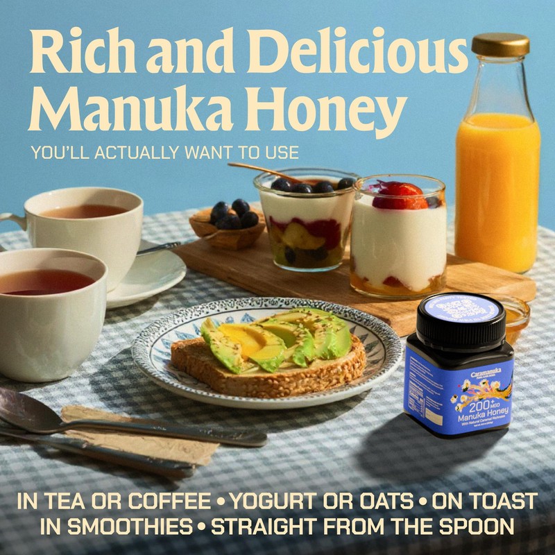 Caramanuka Manuka Honey MGO 200 – 100% Raw & Unfiltered