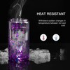AGH 16oz Sublimation Snow Globe Glass Can Shaped Tumblers with