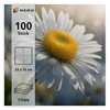 HEKU 100 napkins, 3-ply, 33 x 33 cm, daisies, absorbent