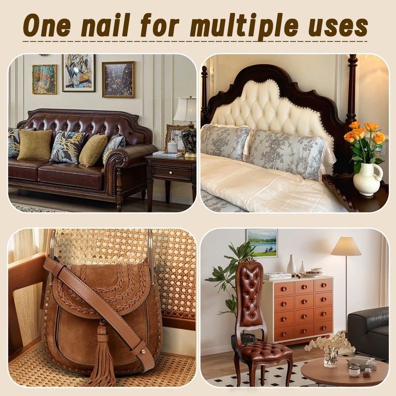 200 PCS Thumb Tacks for Wall, LPZNUYVC 7/16 Inch Decorative
