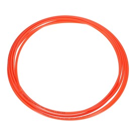 sourcing map Pneumatic Air Line Tubing 4mm OD x 2.5mm ID 5 Meters(16.4 FT) Air Compressor Nylon Tubes Polyamide Air Tubing Hose Tube for Air Compressor Water Fluid Transfer, Red