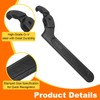 HARFINGTON C Hook Spanner Wrench, 3/4 to 2 inches Adjustable