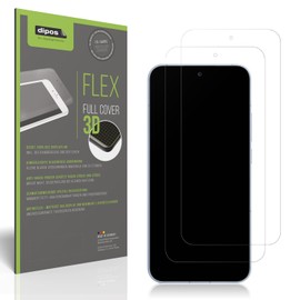 dipos FLEX 2x Schutzfolie matt passend für Oppo Reno 13 Pro 5G, Antireflex, 100% Displayabdeckung, Fingerprint Kompatibel, case-friendly, Full Cover Displayschutz Folie