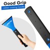 NEWISHTOOL Window Tint Squeegee Rubber with Handle, 3 PCS Different