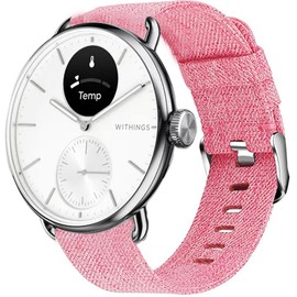 Blueshaweu 18 mm and 20 mm strap compatible with Withings smartwatch, nylon knitted replacement watch strap for ScanWatch 2 38 mm / ScanWatch 2 42 mm, Nylon