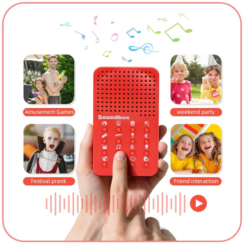 Capaneus Funny Sound Maker Machine, Funny Sound Generator with 16