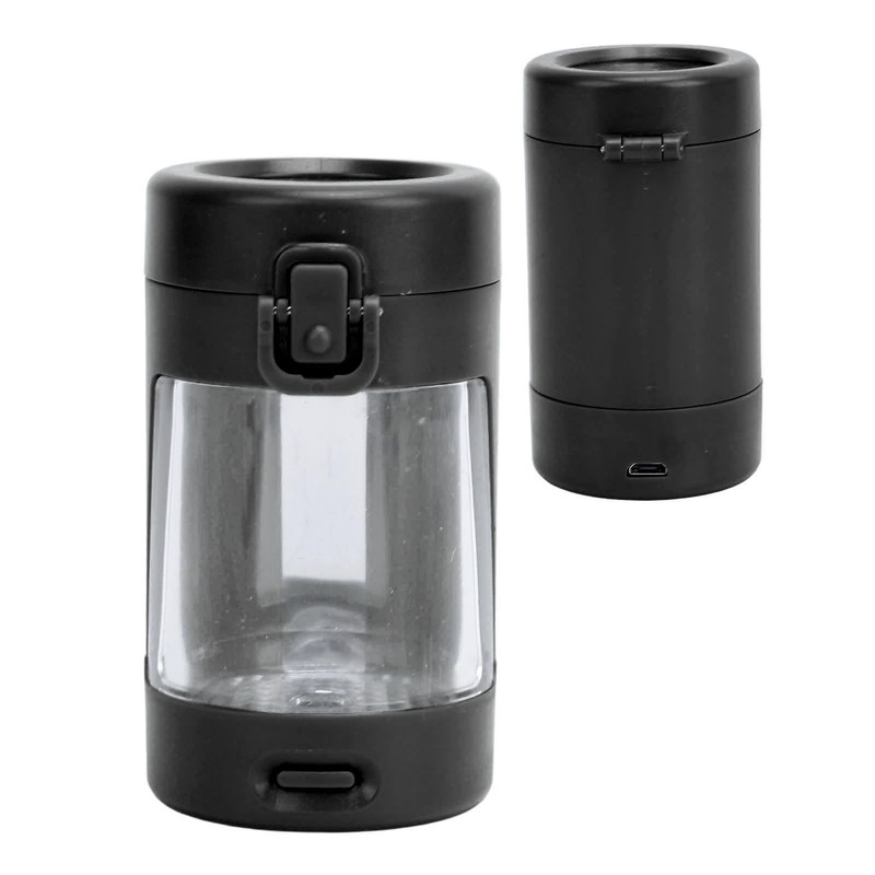 Magnifying Jar Portable Rechargeable Keep Humidity Mini Air Tight Storage