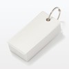 MUJI NAB13A9S Polypropylene Covered Word Cards Set of 5 Clear