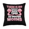 Worm Farming Bin Vermicomposting Worm Compost Composter Throw Pillow