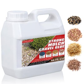 Tiepetly Mulch Gravel Glue 64oz Strongly Lock mulchs Last up to 2 Years
