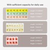 Travel Pill Case for Purse with Weekly Pill Organizer 3