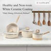 ESLITE LIFE Nonstick Cookware Sets, 7 Pcs Ceramic Coating Pots