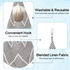 Peg Bag for Washing Line with Hanger, Washable Conical Peg