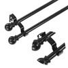AddGrace 2 PCS Double Curtain Rod Bracket Heavy Duty Vintage