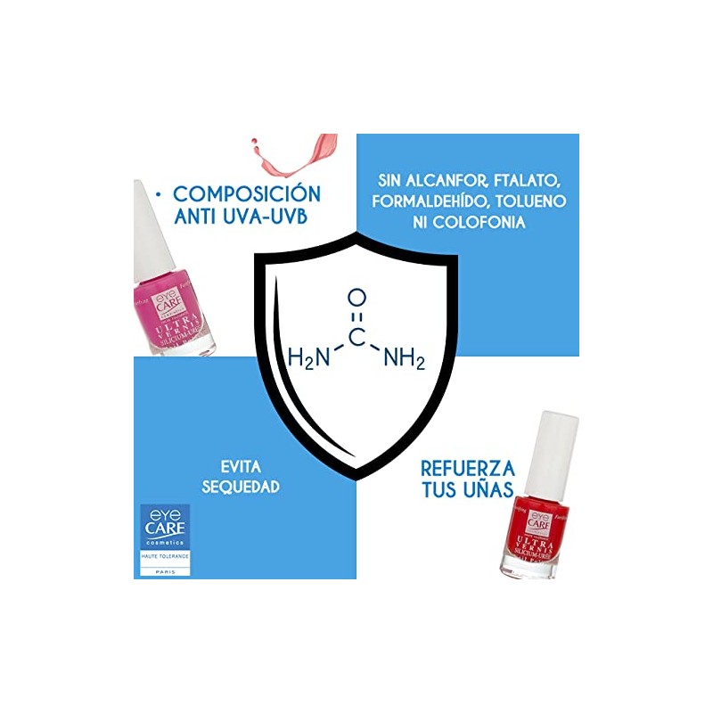 Eye Care Cosmetics Nail Enamel Ultra Silicon Urea Grey 5