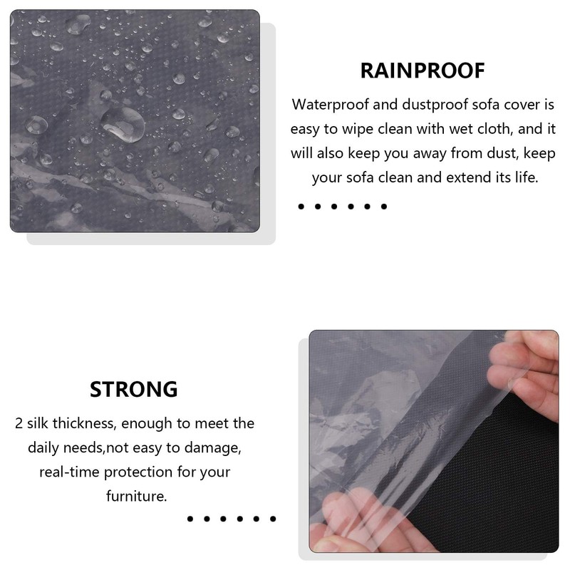 Pack of 2 Sofa Protective Covers, 274 x 366 cm