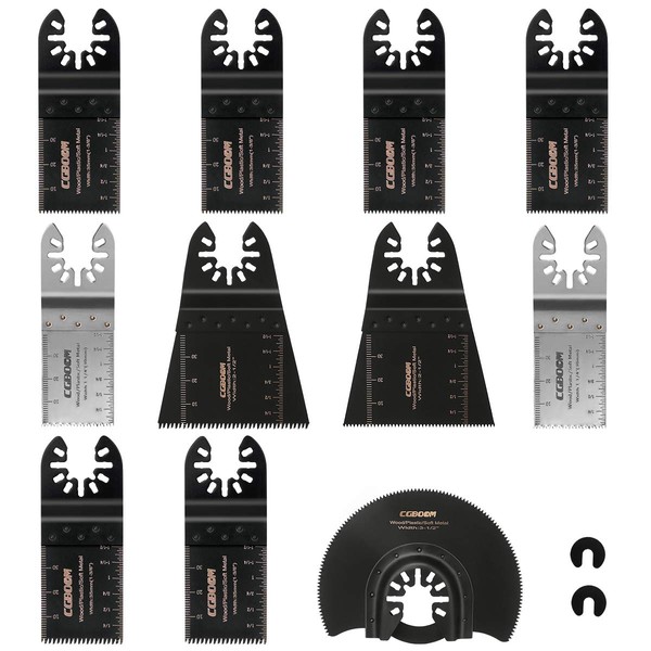 13 pcs Oscillating Saw Blades Set Universal Wood and Metal