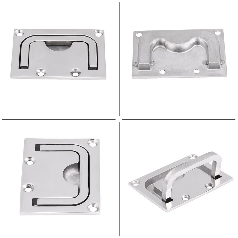 Keenso Boat Flush Hatch Locker, Stainless Steel Boat Recessed Hatch
