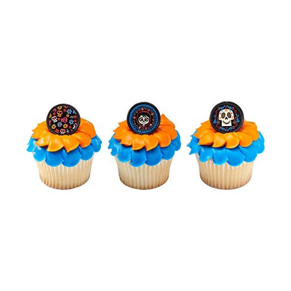 CoCo - Adornos para cupcakes (24 unidades), diseño de día de la familia