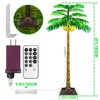 6FT LED Palm Tree with 421pcs Lights, Lighted Palm Tree