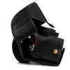 MegaGear Ever Ready MG1813 Black Genuine Leather Camera Case for