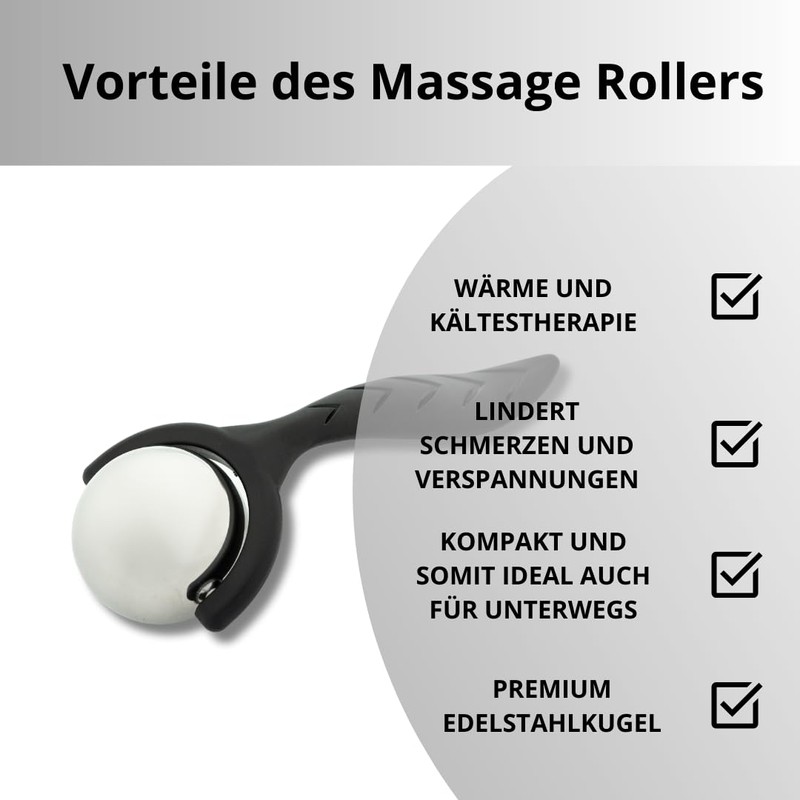 FEELVIT Massage Roller with Relaxing Hot/Cold Therapy Function, Massager with