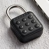 6 Digit Password Lock Electronic Combination Lock IP67 Waterproof Padlock
