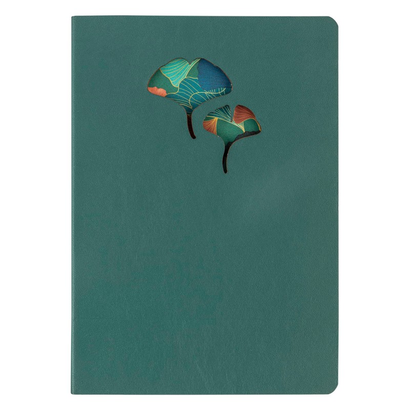 Clairefontaine Ginkgo 115949C Leather Notebook DIN A5 14.8 x 21
