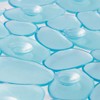 mDesign Soft Bath Mat with Suction Cups - Non-Slip Bath