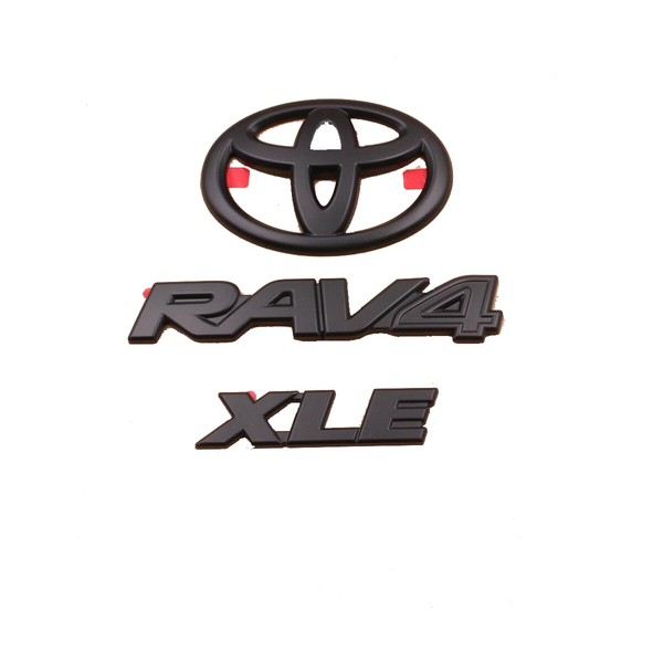 Blackout/Black Emblem Overlays Set/Kit PT948-42192-02 for 2019 and Newer XLE