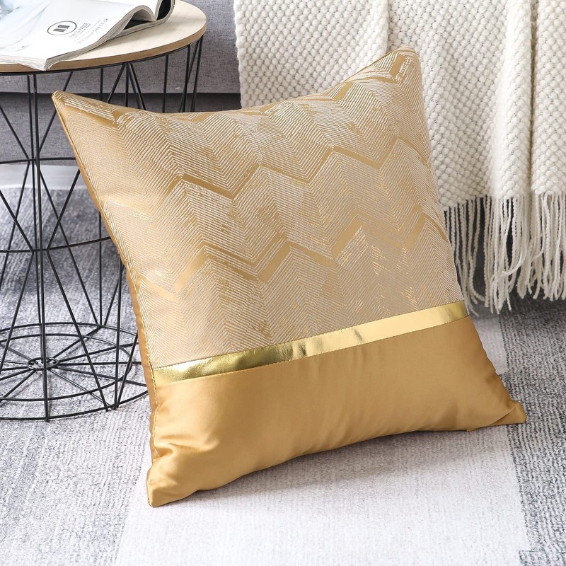 Set of 2 Throw Pillow Covers for Bed Couch Sofa