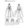 Simplicity Andrea Schewe Pattern 3782 Misses Elizabethan Costume Dresses Sizes