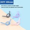 TORWOL Eyeglass Replacement Temples,Anti-Slip Long Silicone Glasses End Tips Ear