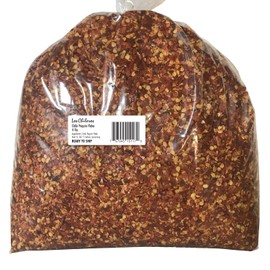 Los Chileros Chile Pequin Flake, Bulk, Bulk bag, 4lb (Pack of 1)
