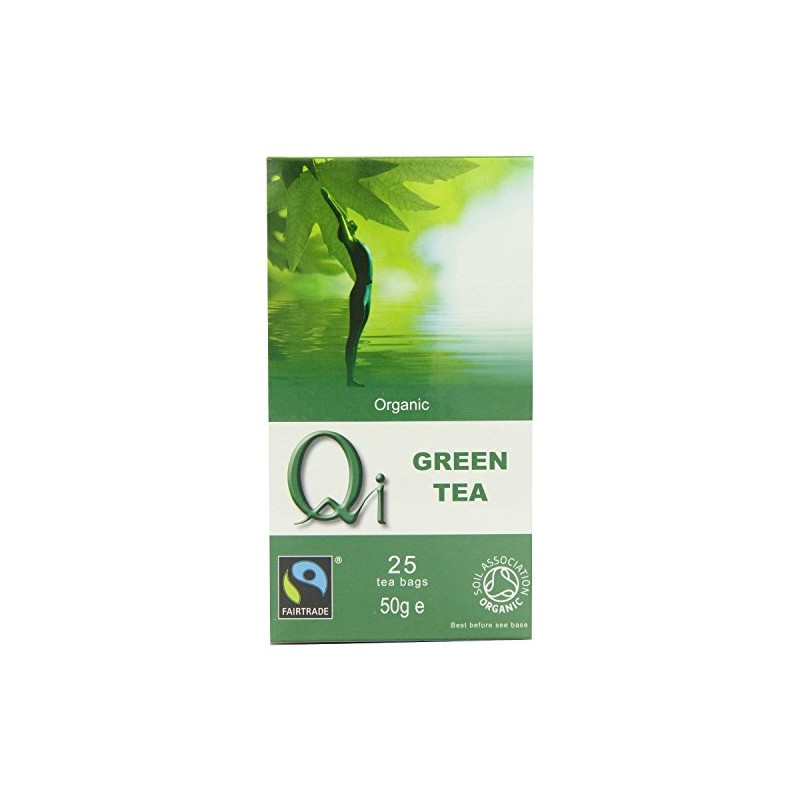 Qi Organic Green Tea 25 Bag (Pack of 8 )