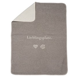 David Fussenegger Cat Blanket 'Lieblingsplatz' 70 x 90 cm Smoke Beige
