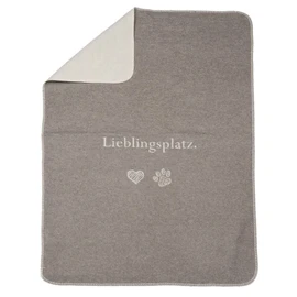 David Fussenegger Cat Blanket 'Lieblingsplatz' 70 x 90 cm Smoke Beige