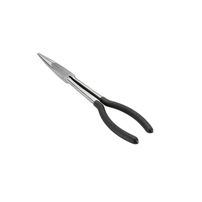 Mr.Gadget's Solutions 28cm Long Reach Straight Nose Pliers, Drop Forged