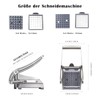 Kweiugfi Professioneller Kartoffelschneider mit Rutschfester Saugbasis,spülmaschinengeeignet, rutschfest Gemüse Pommes Frites