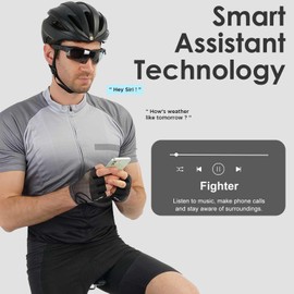 Sports Audio Headphones Touch Screen Open Ear Bluetooth 5.3 Wireless Stereo Glasses, blue