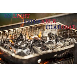 Disposable Grill BBQ: Aluminum Portable Disposable Charcoal Grill, Great For Grilling On The Go, 8.5 X 10.75 inch