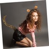 BESPORTBLE Leopard Costume Set Durable Leopard Ear Hairband with Tail